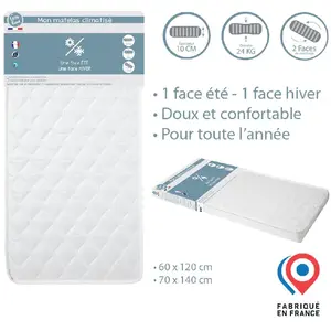 Matelas climatisé MULTICOLORE Little Band pas cher