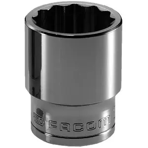 FACOM S.25PB Douille 1/2'' 12 pans - 25 mm, Rouge et NoirVendu parrakuten