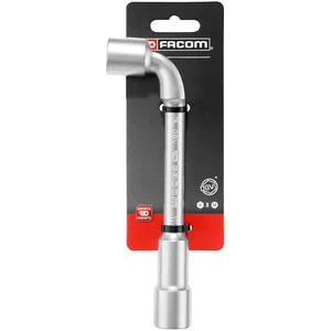 Clé à pipe débouchée en acier forgé FACOM SC 76, Diam.17 mm pas cher