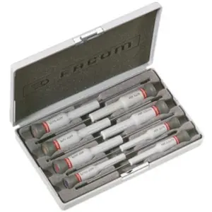 Comparateur de prix : Coffret de 8 tournevis Micro-Tech® Fente / Phillips® - FACOM - AEF.J3