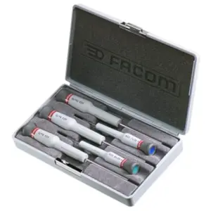Comparateur de prix : Coffret de 5 tournevis Micro-Tech® Torx® - FACOM - AEX.J1
