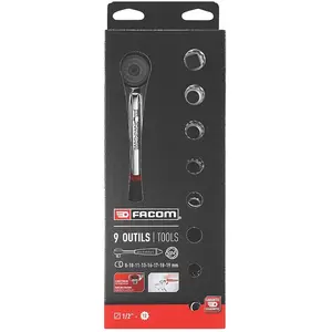 Comparateur de prix : FACOM Kit de serrage 1/2" 9 pièces