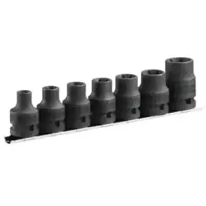 Comparateur de prix : Jeu de douilles impact Torx - FACOM - NSTX.J7 - 7 pièces - 1/2" - Rack inclus