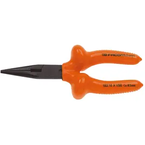 Comparateur de prix : Facom Pince à becs demi-ronds isolée 1000 Volts série VSE Facom 193.16AVSE