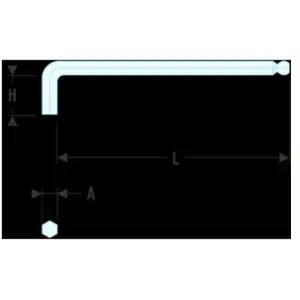 Comparateur de prix : FACOM 83SH.1,5 Clé mâle longues métrique - à tête sphérique - 1,5 mm X 5