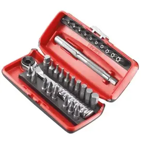 Comparateur de prix : Coffret d'embouts 1/4'' 31 pièces - FACOM - R.PEJ31PB
