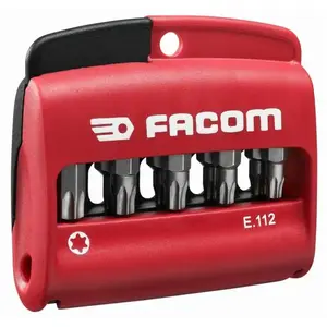 Comparateur de prix : Boîte 10 embouts TORX + porte embout - FACOM - E.112PB