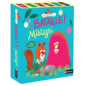 Nathan Edmond et ses amis jeux : Bataille et Mistigri pas cher