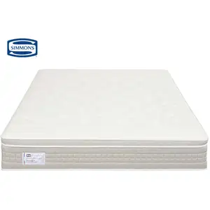 Matelas ressorts + mousse à mémoire de forme 140x190 cm SIMMONS SUPREM... pas cher