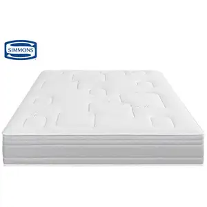 Matelas ressorts + mousse à mémoire de forme 140x190 cm SIMMONS EVASIO... pas cher