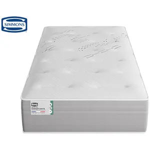 Matelas ressorts + mousse m moire de forme 90x200 cm SIMMONS SENSATI... pas cher