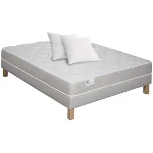 Matelas + sommier Ressorts 140x190 cm SIMMONS PACK POWER LIGHT pas cher