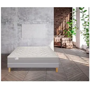 Comparateur de prix : SIMMONS - Ensemble Matelas Ressorts SW3 + Sommier SW - 160x200 cm - Ma...