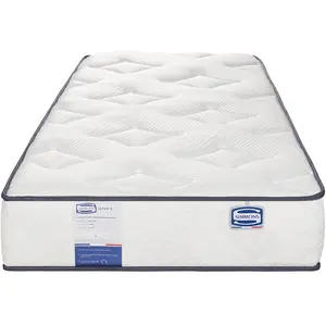 SIMMONS Matelas Ressorts ensachés 90x200 cm pas cher