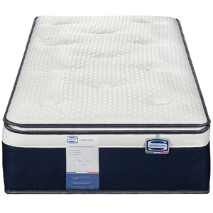 Matelas Ressorts + mémoire de forme 90x200 cm SIMMONS SOLSTICE pas cher