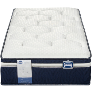 Matelas Ressorts ensachés + mousse 80x200 cm SIMMONS NUIT FRAICHE pas cher