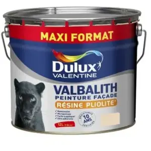Valentine - Peinture Façade Valbalith Mat Ton Pierre 12 l - Dulux pas cher