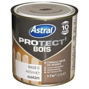 Comparateur de prix : ACOMIX Astral - Peinture Protect'bois satin 2.5 l - base clear