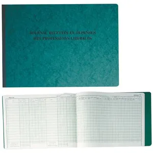 Comparateur de prix : Piqûre journal des recettes et dépenses 80 pages 27 x 38 cm Exacompta