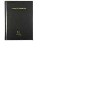 Agenda de caisse perpétuel EXACOMPTA 21x14,8cm rouge