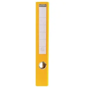 Classeur Exacompta à levier 32x29cm PVC Dos 50mm Jaune pas cher