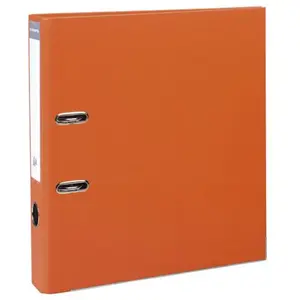 Comparateur de prix : Exacompta Lot de 10 Classeur à levier A4, dos 70mm, recouvert PVC, coloris orange