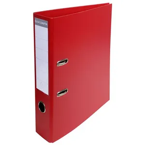 Comparateur de prix : Exacompta Classeur à levier PVC A4 dos de 70mm. - Rouge - Lot de 10