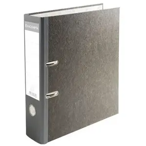 EXACOMPTA Classeur à Levier A4 Papier Marbre Gris dos 70mm pas cher