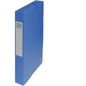 Exacompta KLASSEERDOZEN GLANSKARTON RUG 40 EXABOX NF 7/10E KLEUREN pas cher