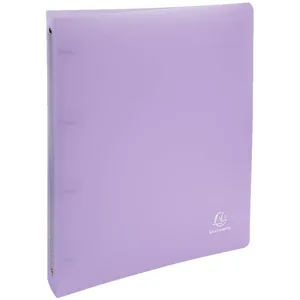 Classeur - Exacompta - A4 + - Polypro - 4 anneaux - Mauve - Chromaline pas cher