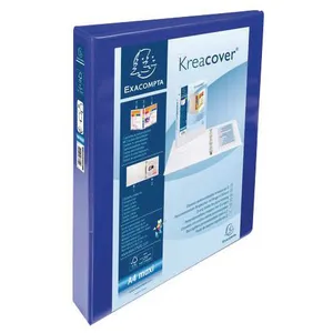 Comparateur de prix : Exacompta Classeur 4 Anneaux A4 Maxi Kreacover DiamÃ¨tre Anneaux 50 Mm - Blanc