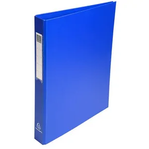 Comparateur de prix : EXACOMPTA Classeur à anneaux, PP, 4 anneaux, A4, bleu ()