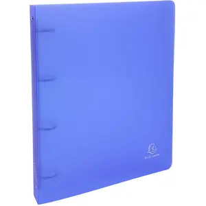 EXACOMPTA Classeur Rembordé A4 Polypropylène 4 anneaux Couleurs assorties pas cher