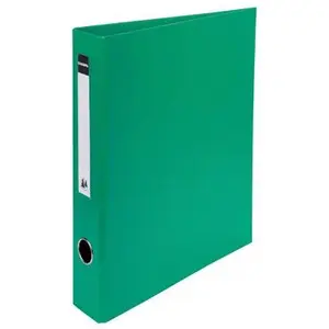 Comparateur de prix : Classeur Exacompta pvc 4 anneaux - dos 50mm + porte étiquette - vert