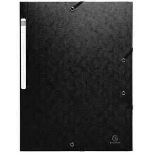 Comparateur de prix : EXACOMPTA Chemise à élastique, carton, 425 g/m2, noir ()