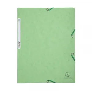 Exacompta Chemise À Élastique 3 Rabats - A4 - Vert Tilleul - Exacompta