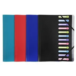 Comparateur de prix : exacompta exacompta trieur, a4, pp, 12 compartiments, assorti noir