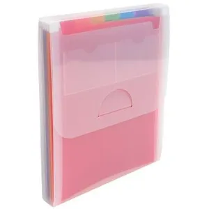 Trieur valisette à 6 compartiments Exacompta Crystal A4 Transparent