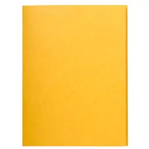 EXACOMPTA Chemise simple 3 rabats, A4, carton, jaune () pas cher