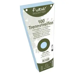 EXACOMPTA Fiches intercalaires trapèzoïdales, carton, bleu pas cher