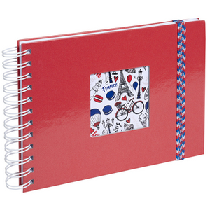 Exacompta Album Photo 50 pages blanches - Spirales - 23 x 16 cm French'Class RougeVendu parscrapmalin