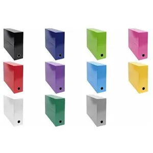 EXACOMPTA Boîte transfert Iderama, 90 mm, bleu foncé