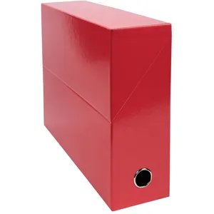 Boite transfert - EXACOMPTA - Iderama - 340 x 255 mm - Dos de 90 mm - Rouge F.S.C.