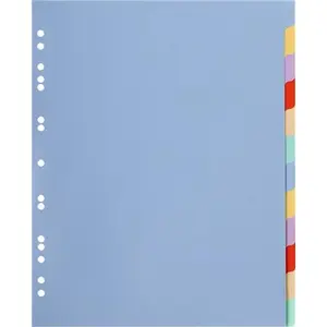 Comparateur de prix : EXACOMPTA Intercalaires Polypropylène A4 Maxi 30x100e 12 positions