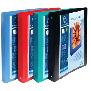 EXACOMPTA Set 5 Classeurs 4 Anneaux Pp 7/10e Krea A4 Maxi Assorties pas cher