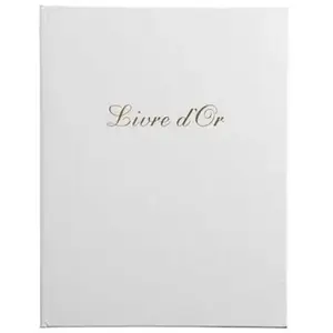 Livre d'or Exacompta Balacron avec titre 27x22cm Noir 100p