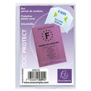 Exacompta Étui pour Permis de conduire PVC pas cher