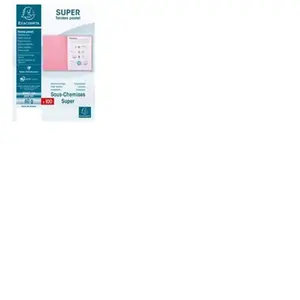 Comparateur de prix : Exacompta SUPER 60 Chemise A4 pour 100 feuilles vert clair pastel (pack de 100)