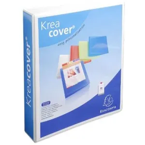 Comparateur de prix : Exacompta Class. Pp Personnalisable Kreacover 4 Ann. 60mm A4 Max Blanc
