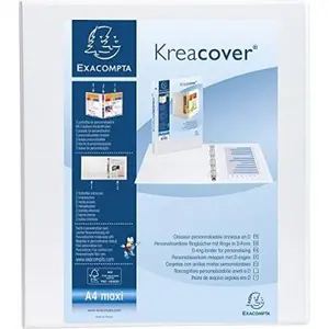 Comparateur de prix : Classeur 2 anneaux en d 40mm remborde 3 pochettes exterieures krea cover - a4 maxi exacompta 51823e